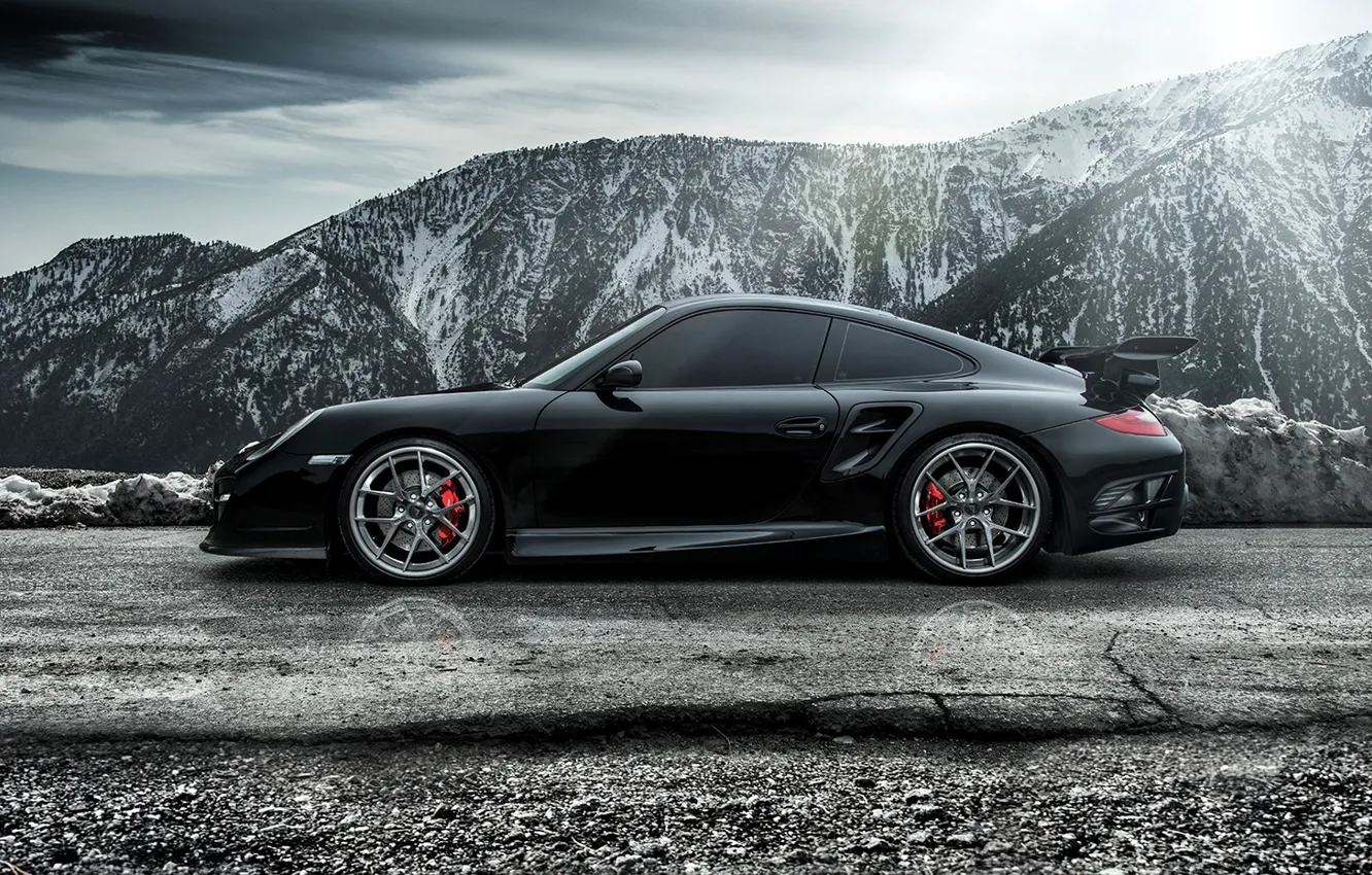 Photo wallpaper 911, Porsche, Porsche, side, Carrera, Turbo, Carrera, 2015