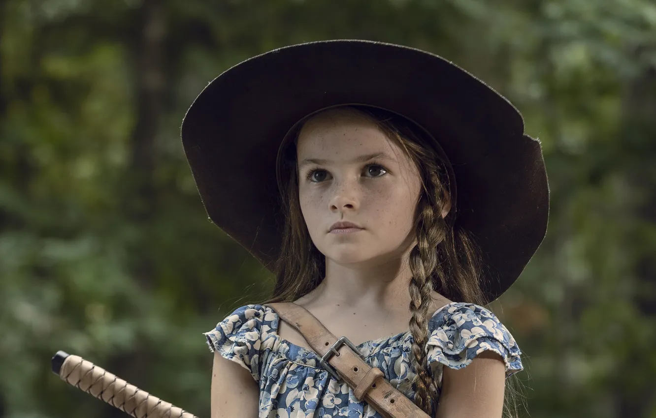 Photo wallpaper The Walking Dead, The walking dead, Judith Grimes, Kaylee Fleming, Cailey Fleming
