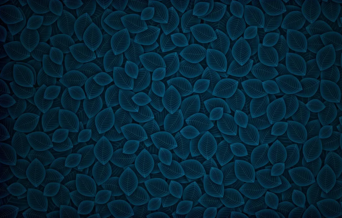 Photo wallpaper leaves, abstraction, the dark background, texture, leaves, many, abstraction, testura
