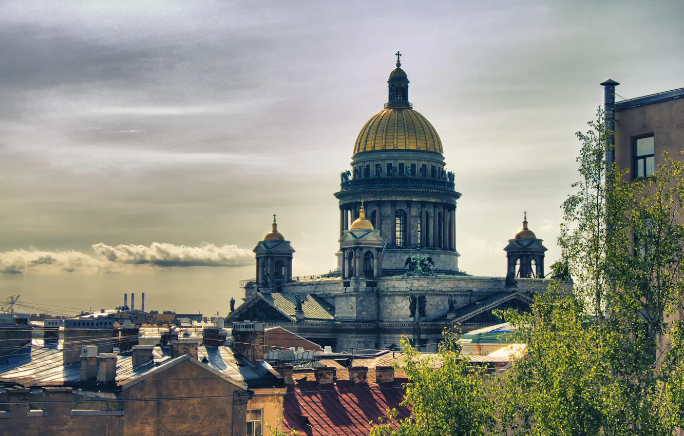 Photo wallpaper Peter, Saint Petersburg, St. Isaac's Cathedral, Russia, St. Petersburg