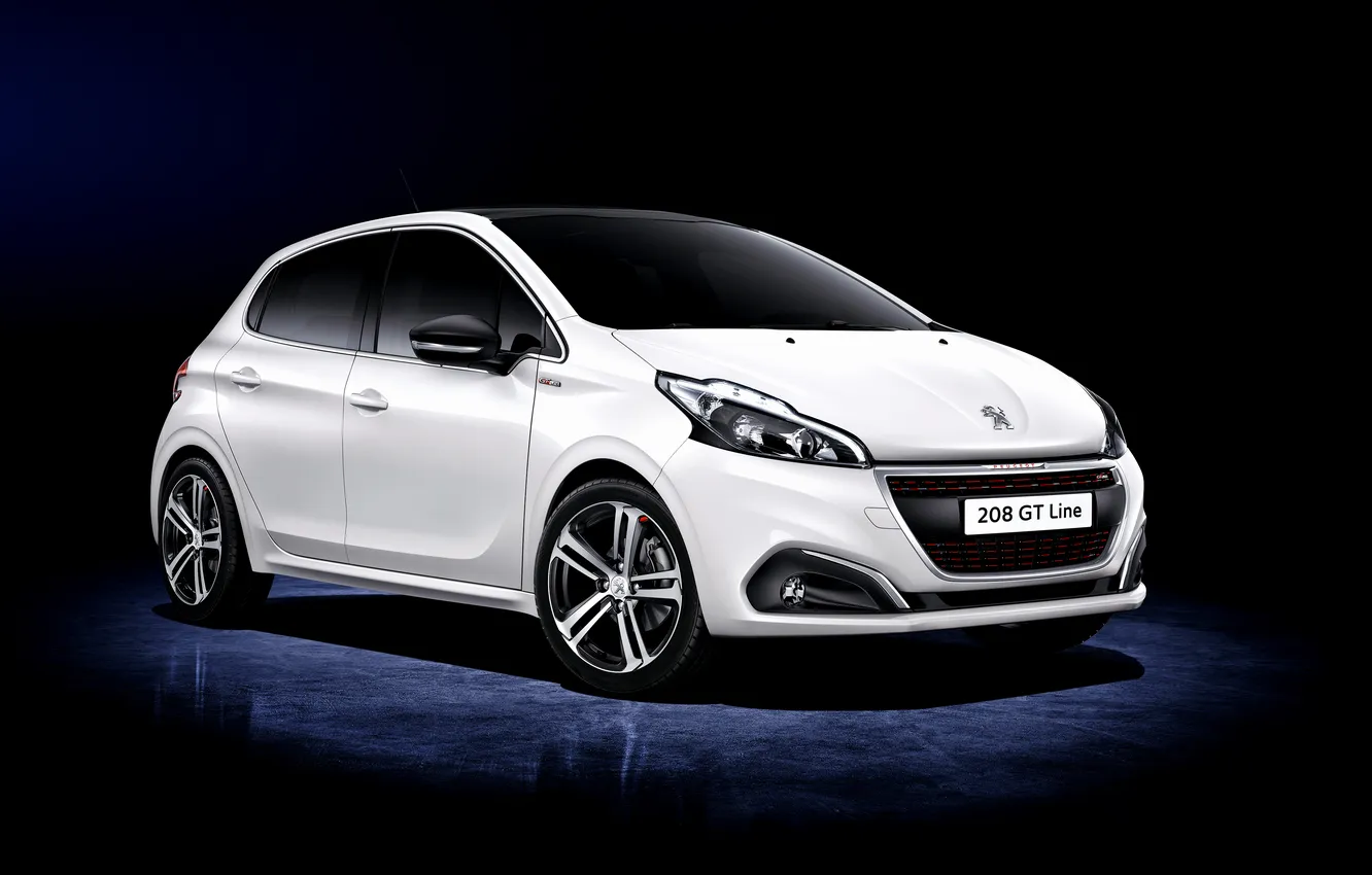 Photo wallpaper Peugeot, Peugeot, 5-door, 208, 2015