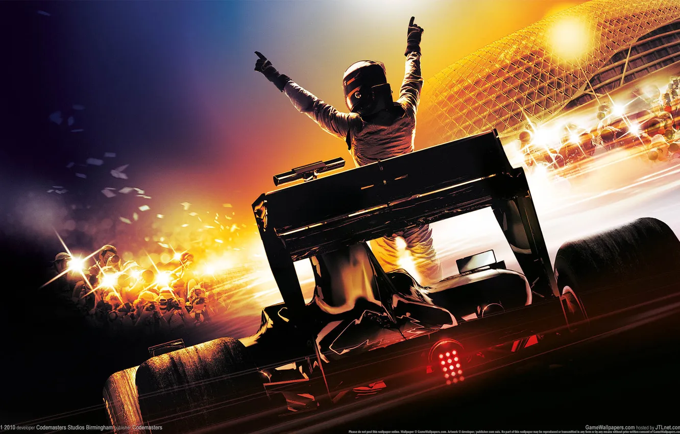 Photo wallpaper racer, balide, photographers, thank, f1 2010