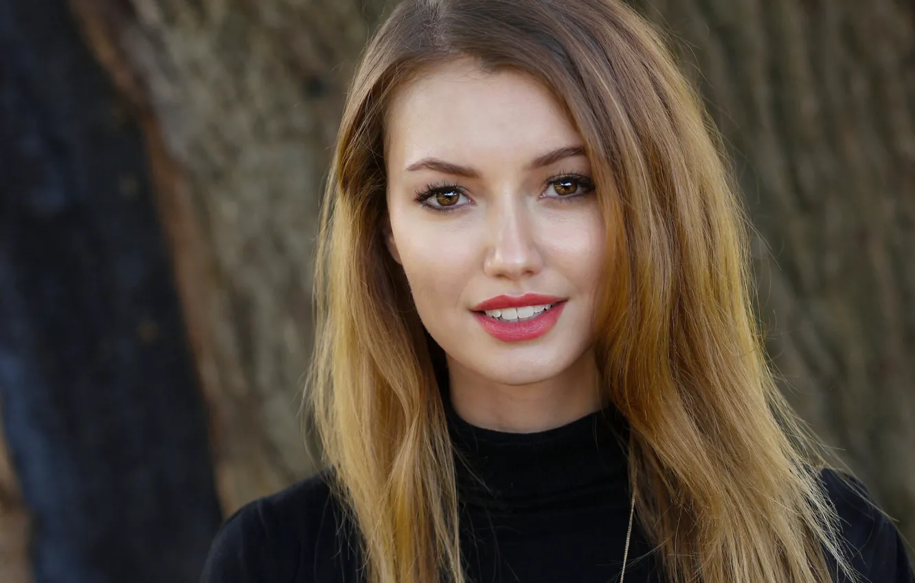 Photo wallpaper look, model, beauty