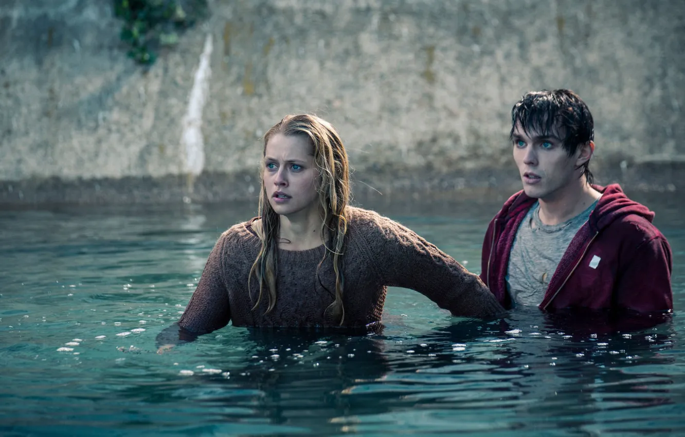 Photo wallpaper girl, the film, guy, Nicholas Hoult, Teresa Palmer, Warm bodies