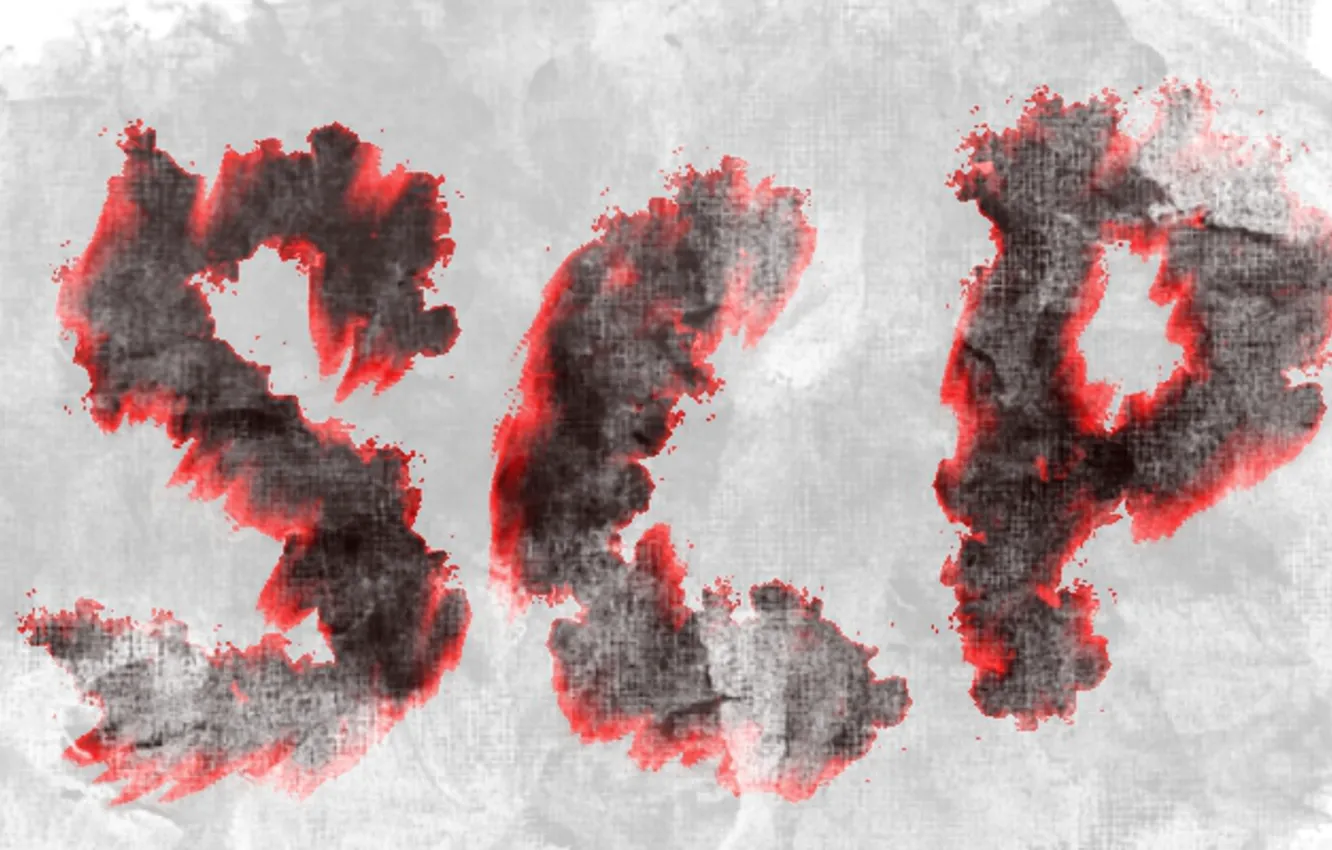 Photo wallpaper the inscription, blood, the organization, SCP