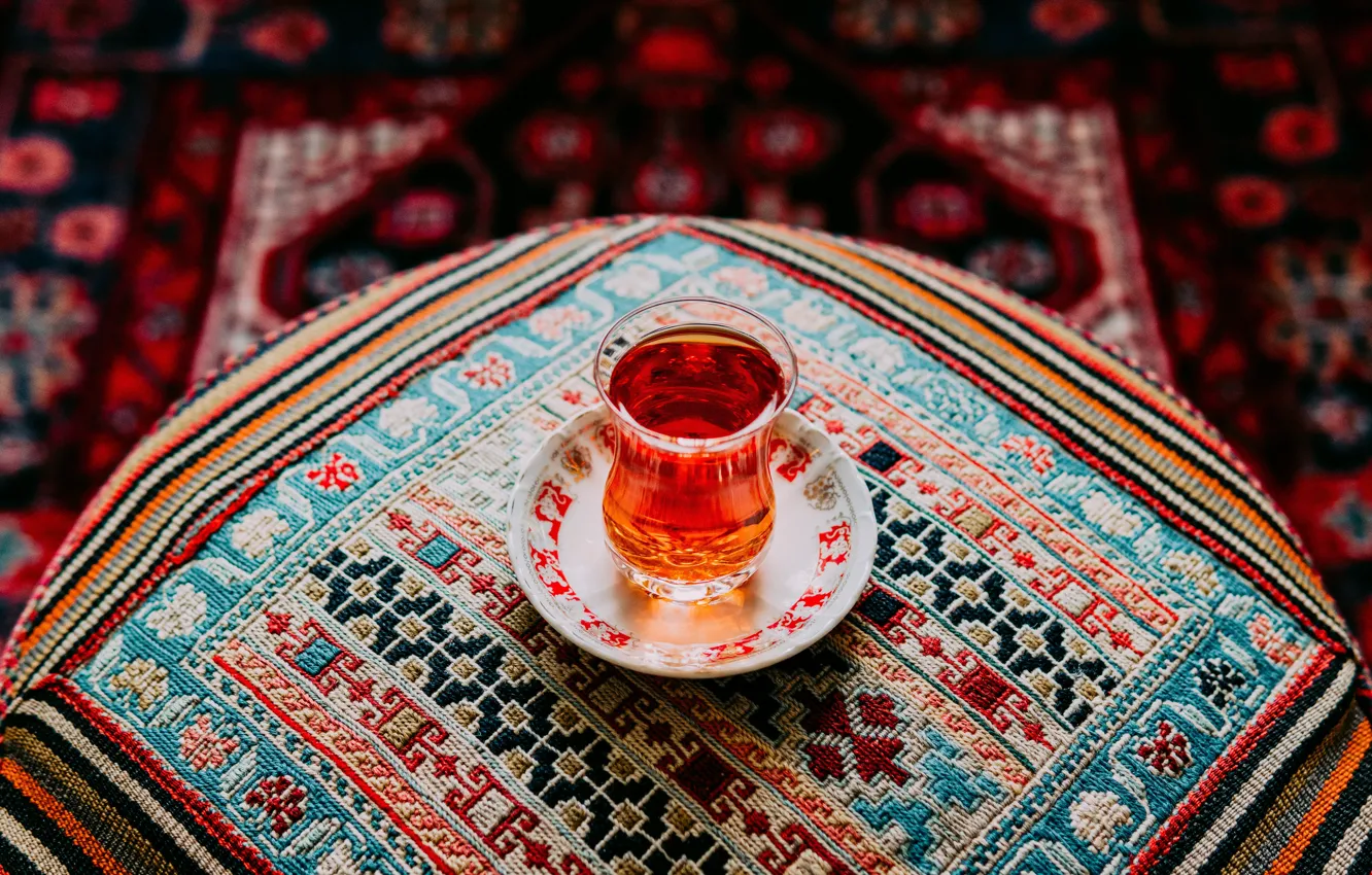 Photo wallpaper pattern, tea, turkey, iran, traditional