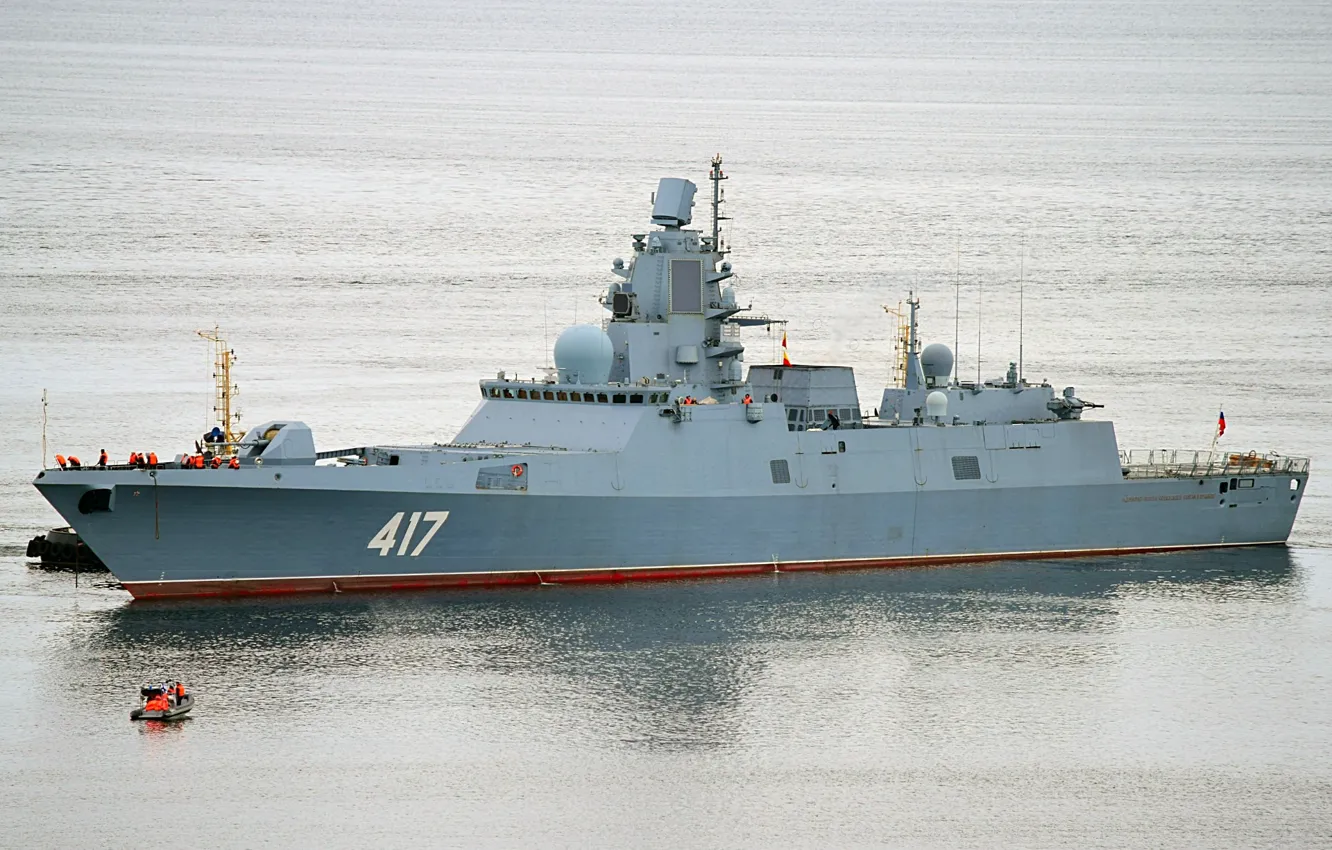 Photo wallpaper ship, frigate, guard, Admiral Gorshkov