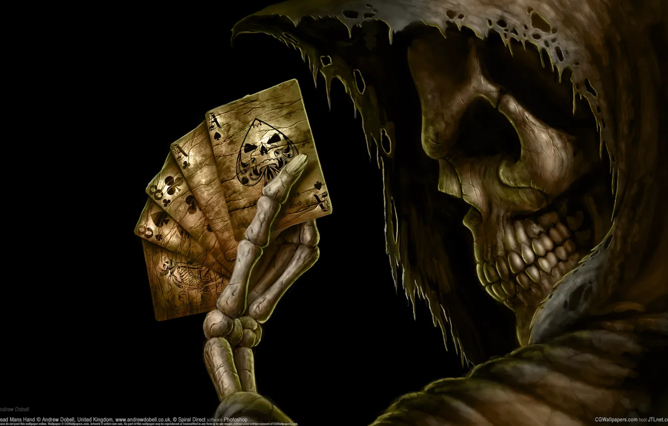Photo wallpaper death, fantasy, the game, map