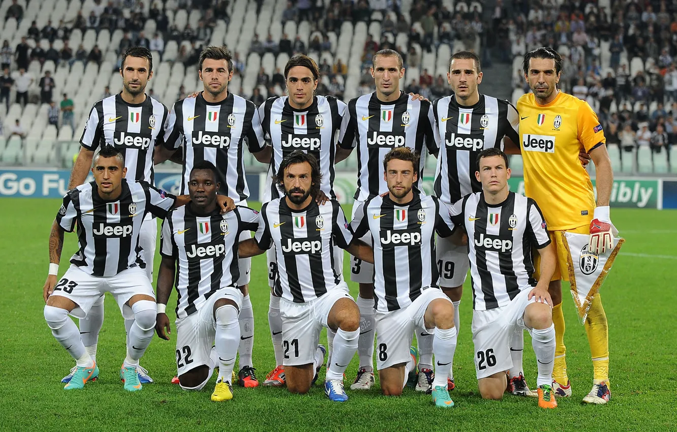 Photo wallpaper Sport, Team, Football, Juventus, Juventus, Players