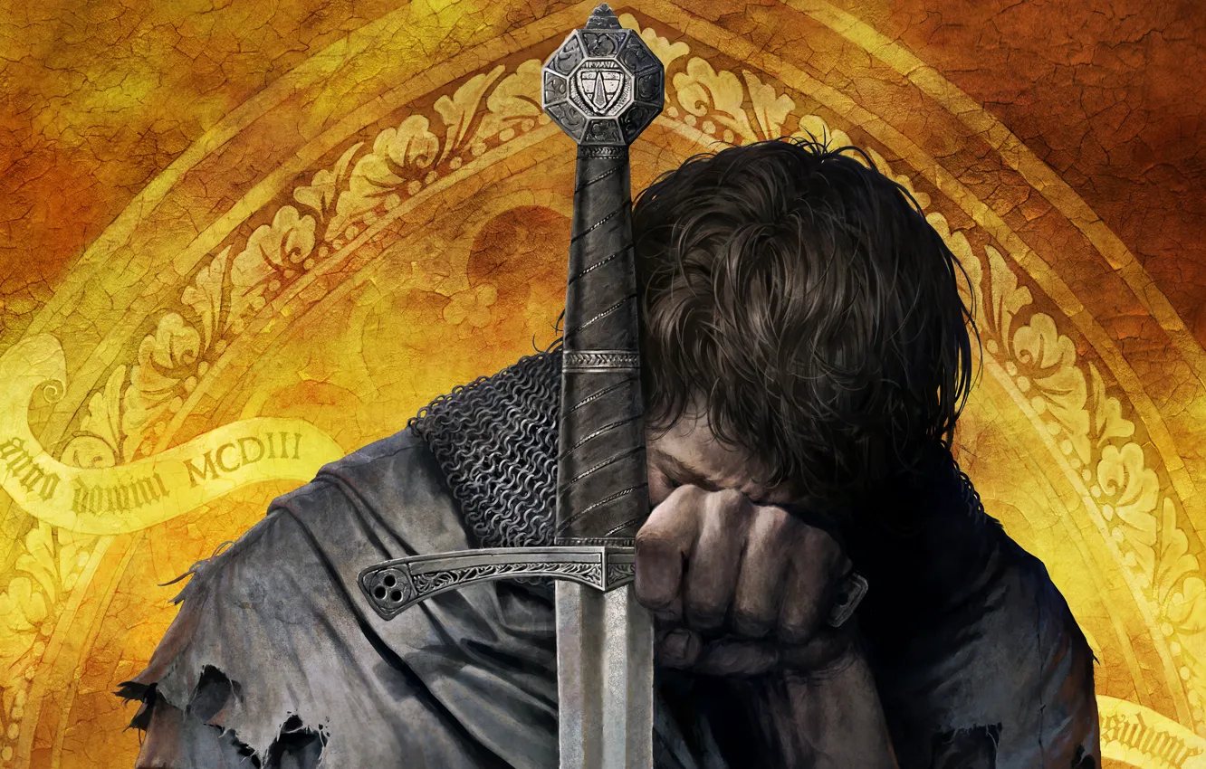 Photo wallpaper close-up, the game, warrior, art, knight, the middle ages, action, RPG