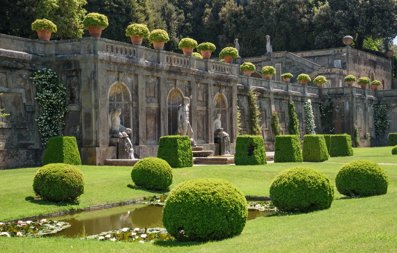 Photo wallpaper Villa Barberini, Park, Castel Gandolfo, Italy