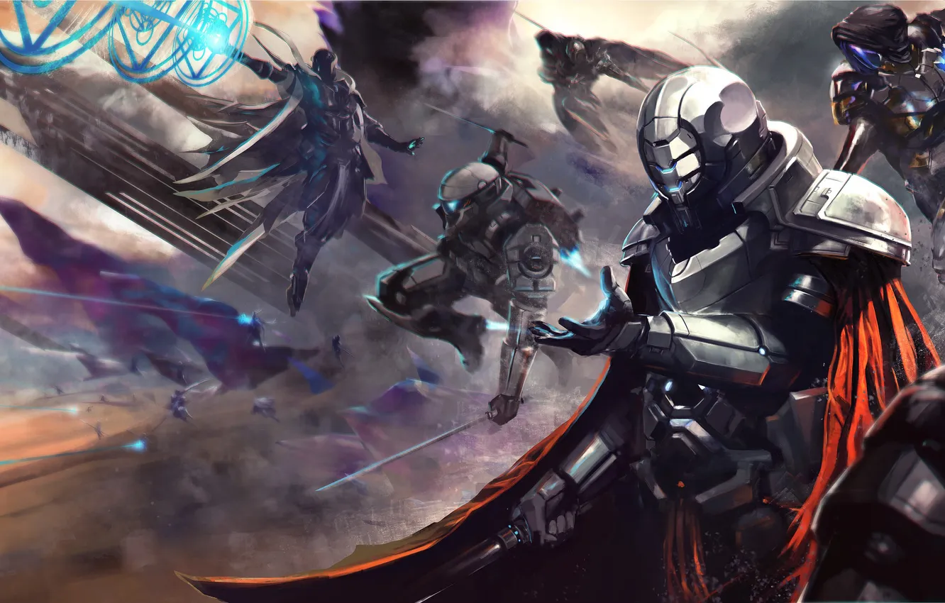 Photo wallpaper war, soldiers, armor, restoring order