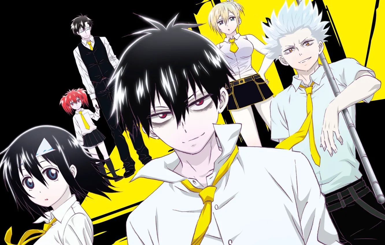 Photo wallpaper Hell, girl, blood, game, Ghost, anime, pretty, man