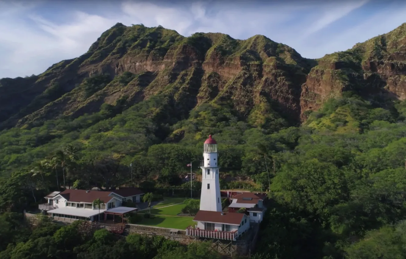 Photo wallpaper lighthouse, landscape, Nature Park