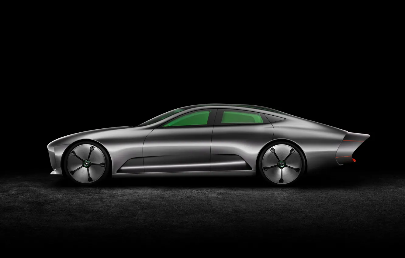 Photo wallpaper Mercedes-Benz, side view, 2015, Intelligent Aerodynamic Automobile, Concept IAA