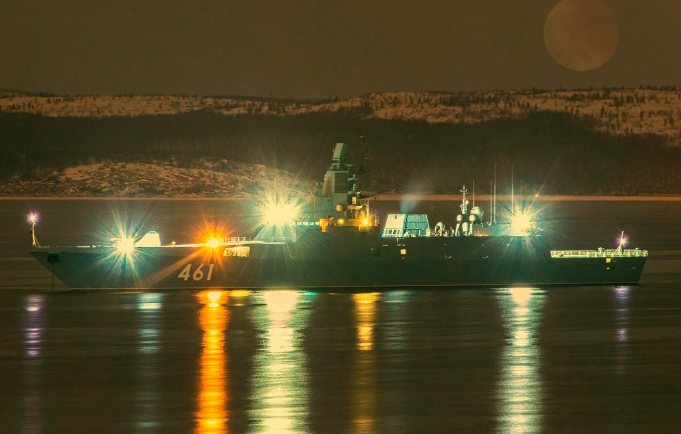 Photo wallpaper the project 22350, Admiral of the Fleet Kasatonov, A 1st-rank frigate