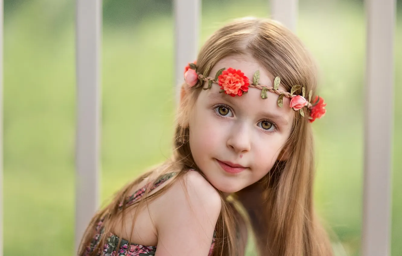 Photo wallpaper look, portrait, girl