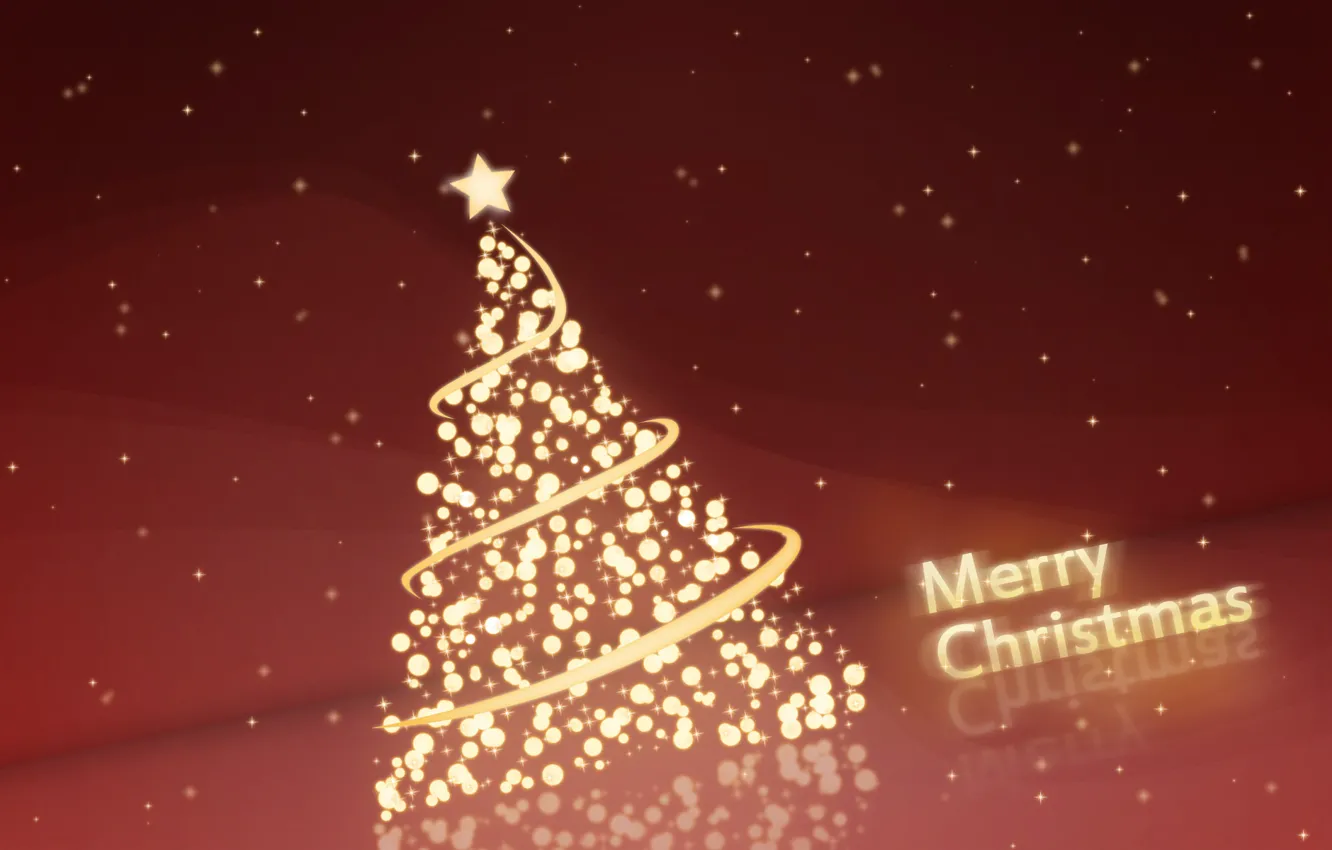 Photo wallpaper the inscription, graphics, tree, new year, Christmas, tree, congratulations, merry christmas
