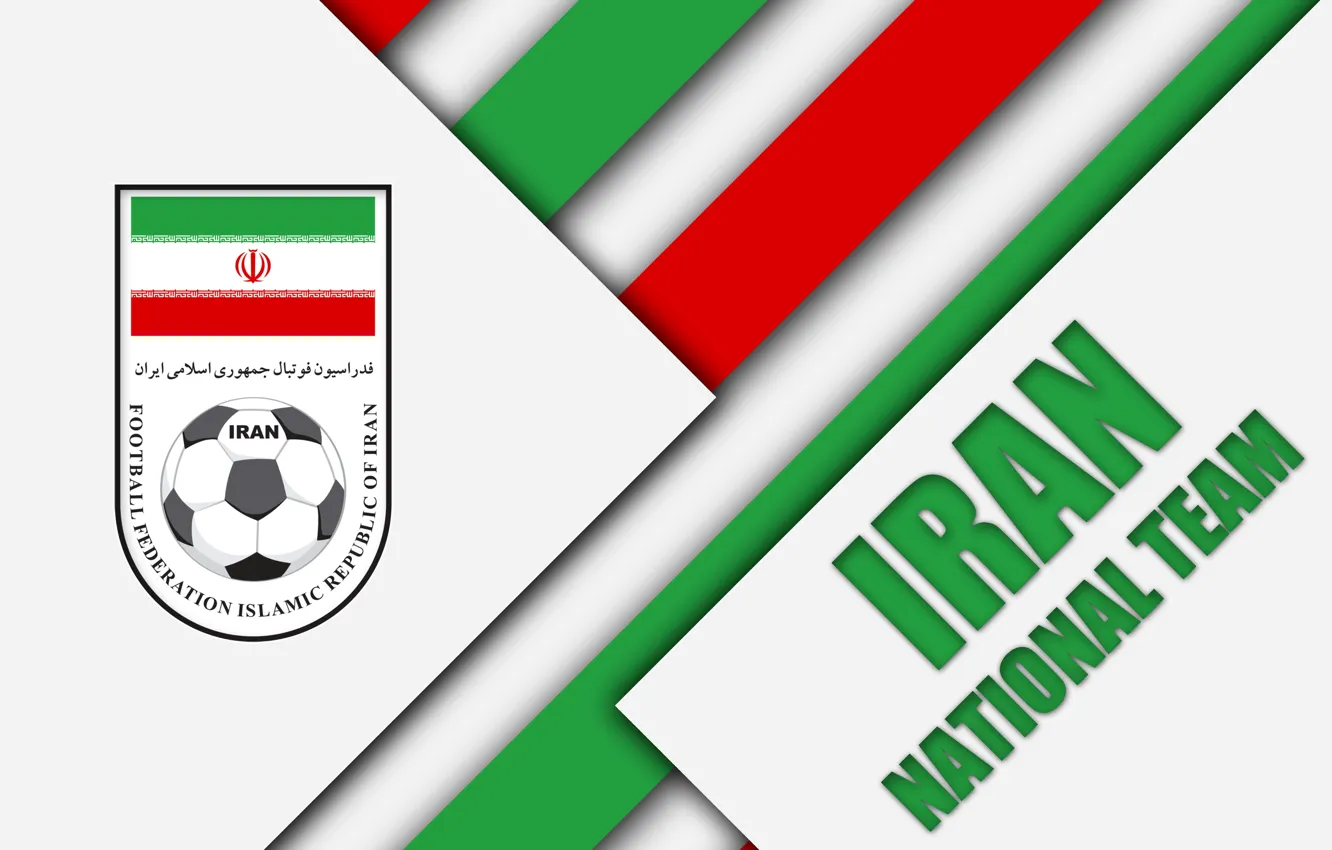 Photo wallpaper Logo, Soccer, Iran, Emblem, Team Melli, Iran National Football Team, Islamic Republic of Iran