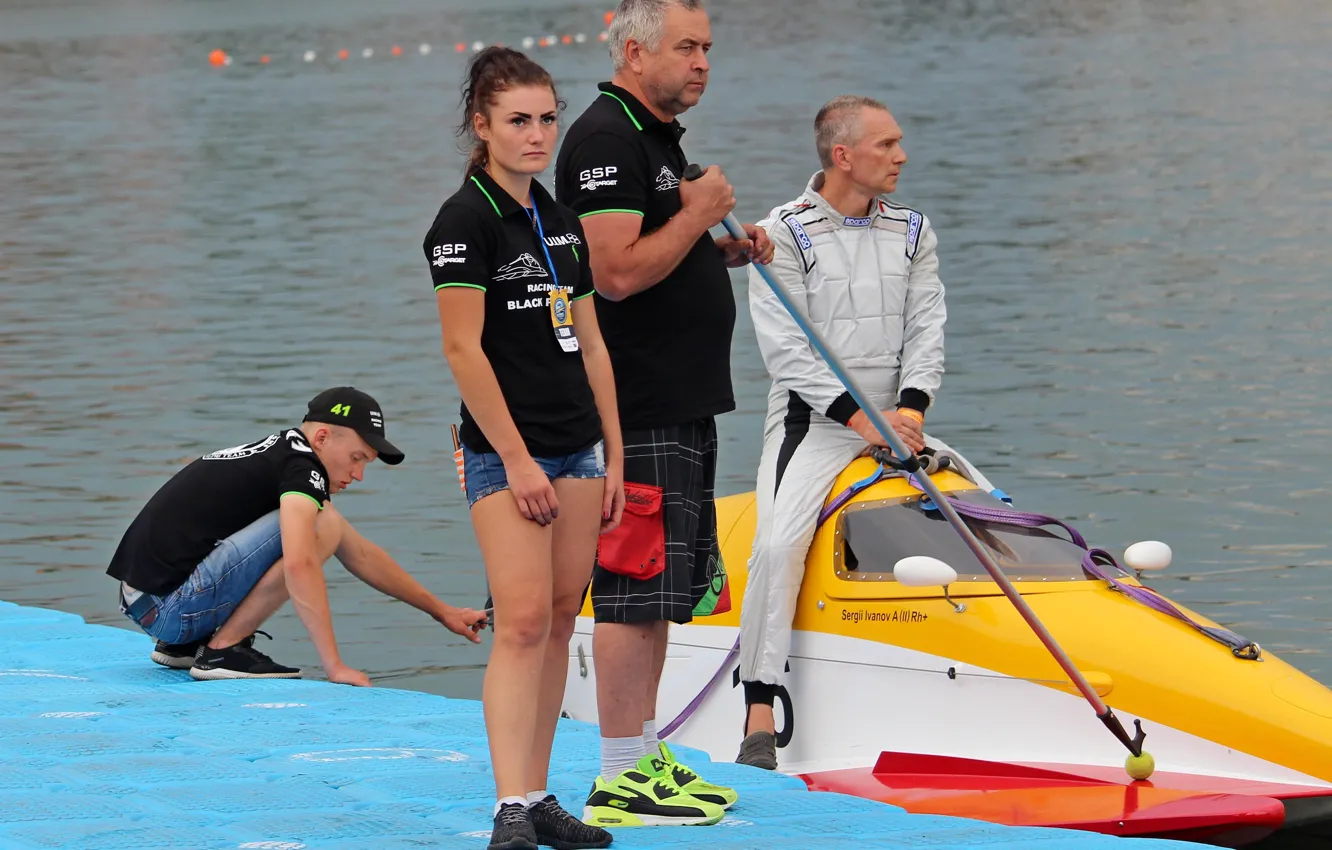 Photo wallpaper race, boat, speed