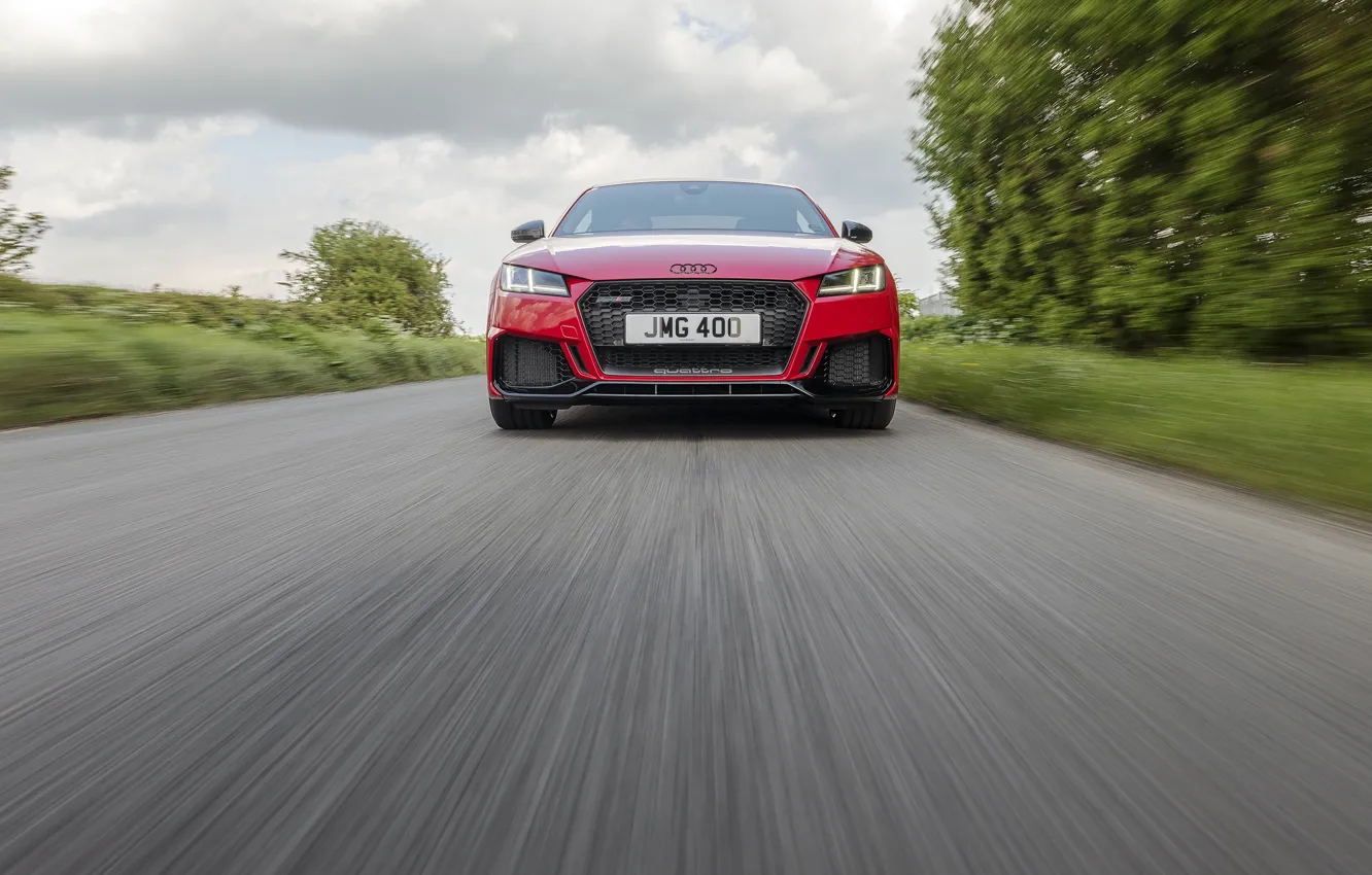 Photo wallpaper Audi, front view, TT, Audi TT RS Coupe