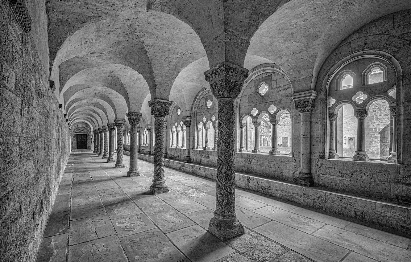 Photo wallpaper photo, old, black and white