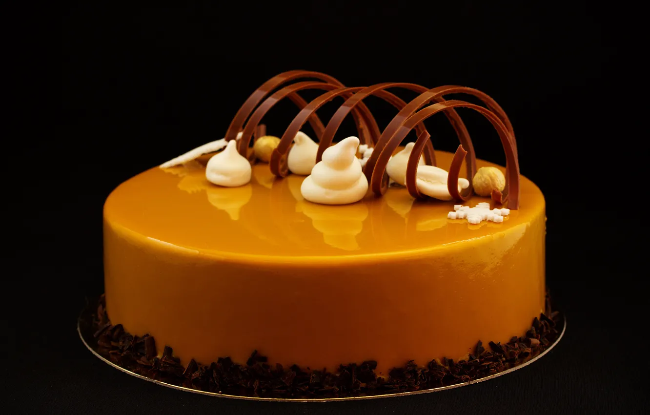 Photo wallpaper chocolate, sweets, cake