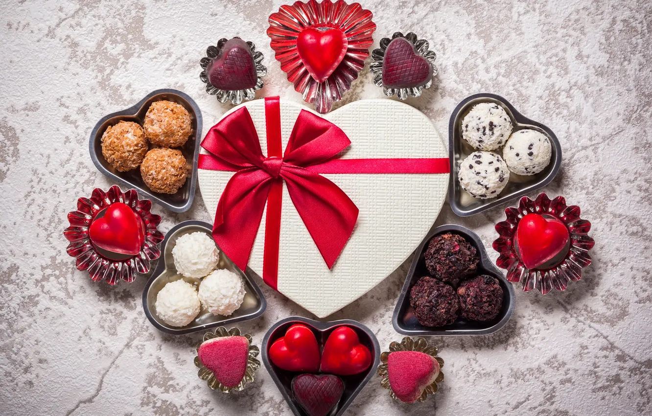 Photo wallpaper holiday, heart, Valentine's Day