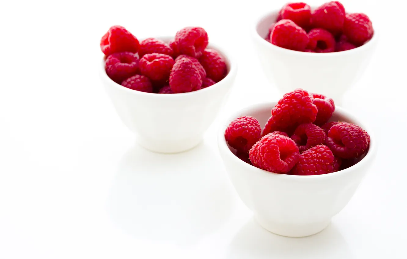 Photo wallpaper raspberry, raspberry, raspberries, fresh berries, fresh berries