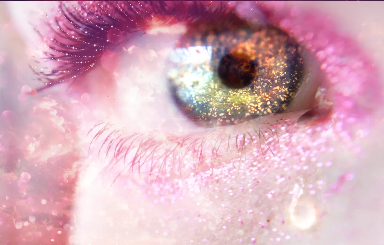 Photo wallpaper eyes, fantasy, art