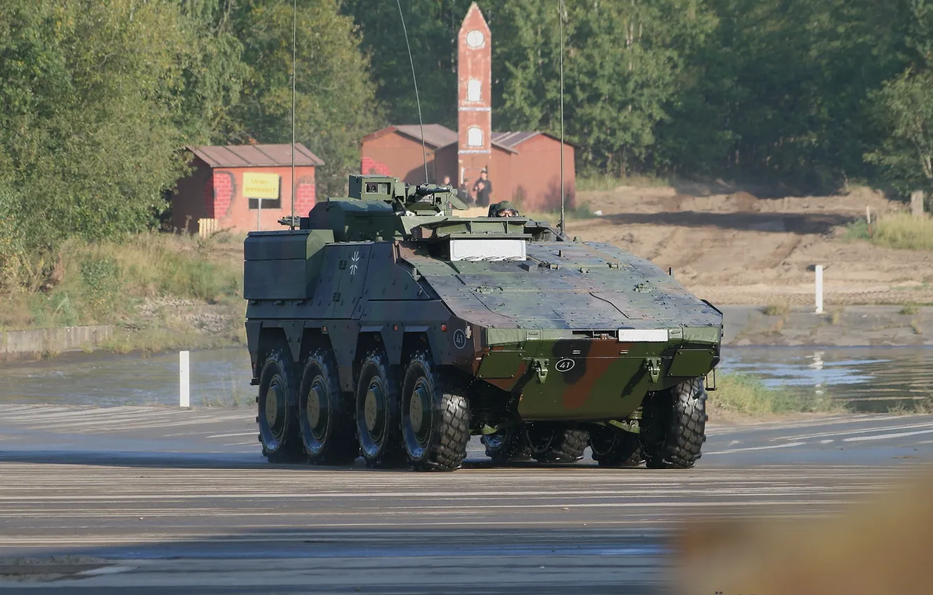 Photo wallpaper weapon, Boxer, armored, military vehicle, armored vehicle, armed forces, military power, 039