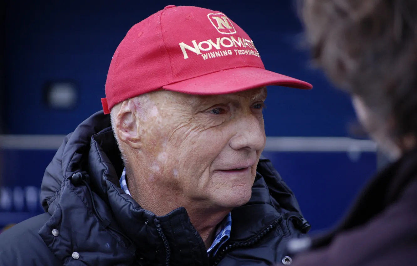 Photo wallpaper Austria, pilot, racer, Formula 1, world champion, Manager, Niki Lauda