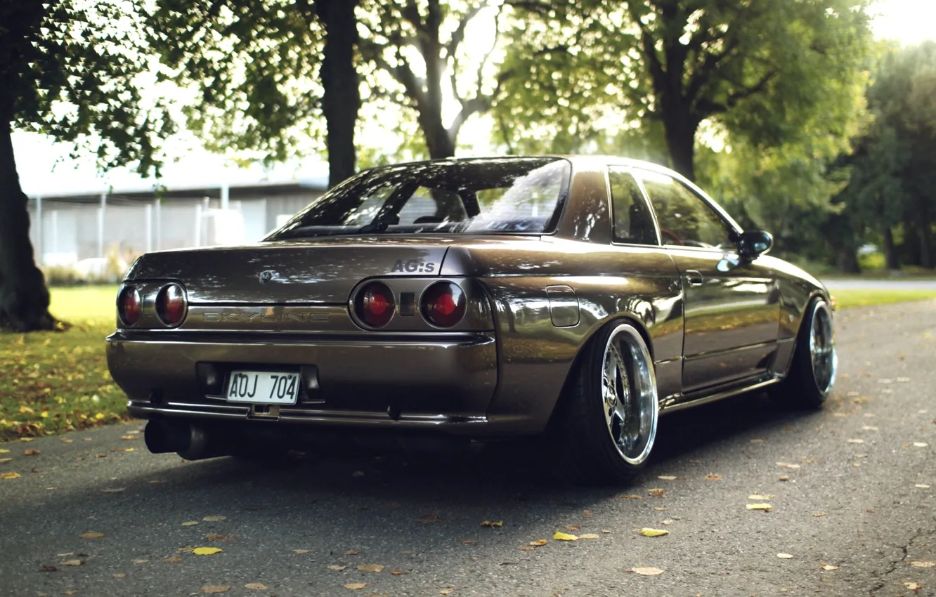 Photo wallpaper Machine, Tuning, Nissan, Nissan, Car, Car, R32, Skyline