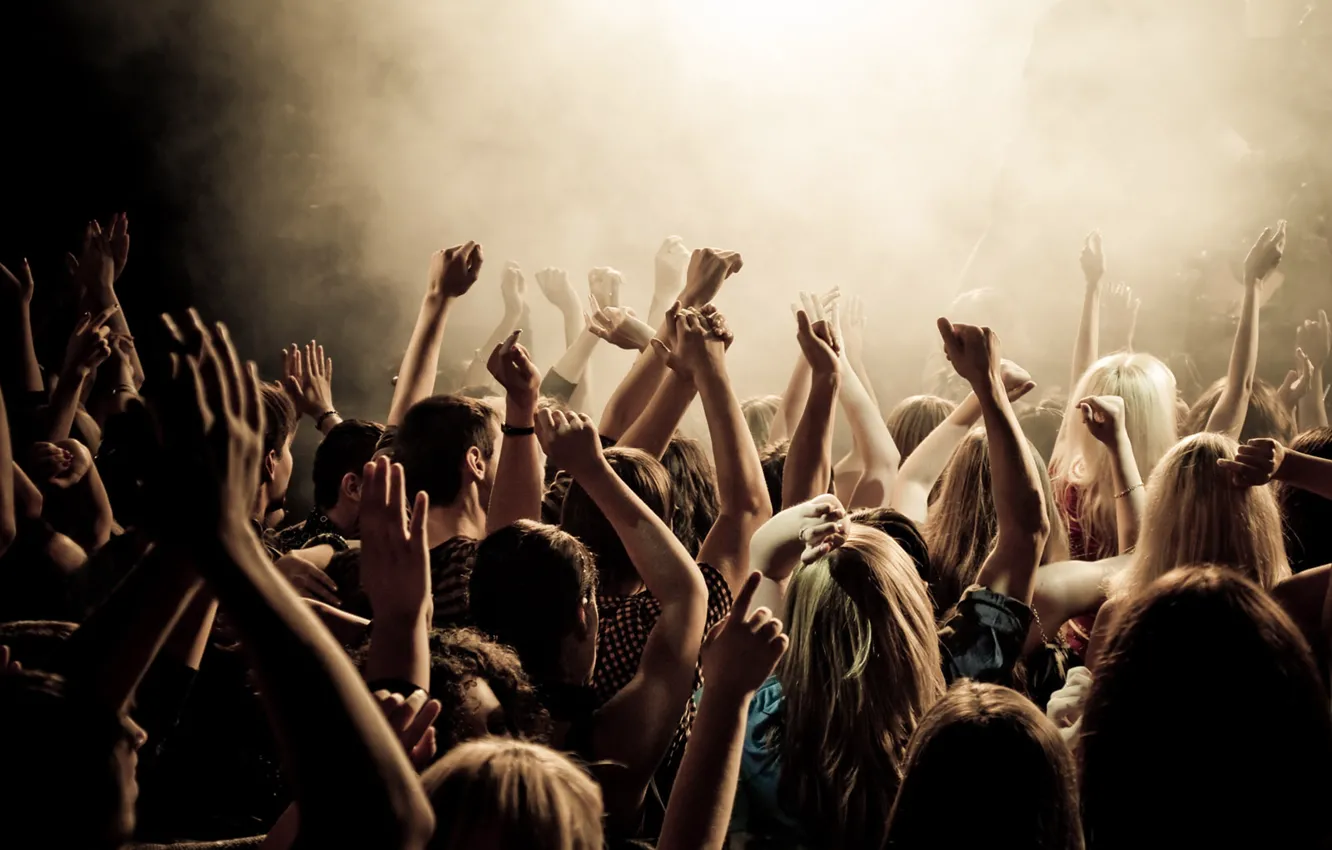 Photo wallpaper style, people, club, disco