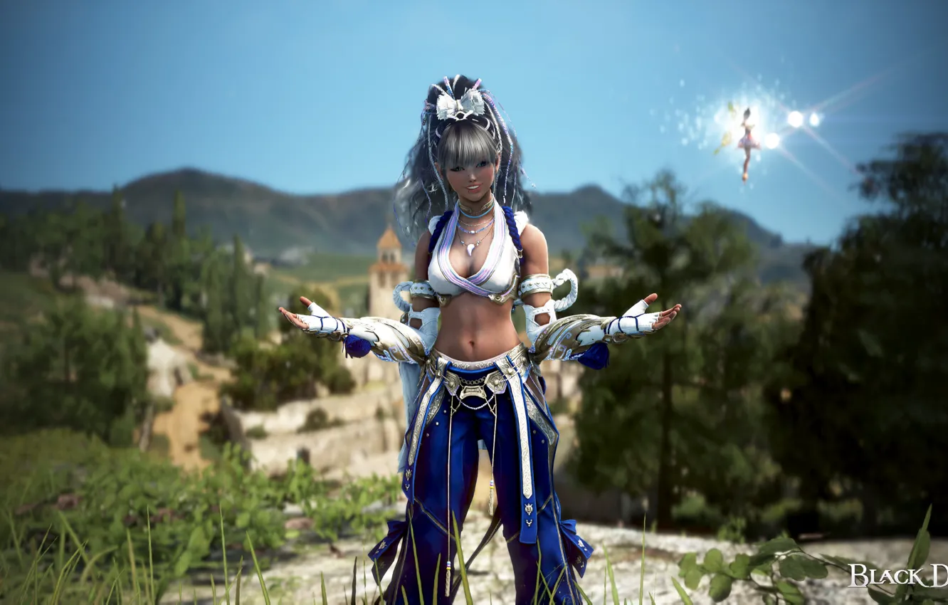 Photo wallpaper Black Desert, Melligora, Cilia