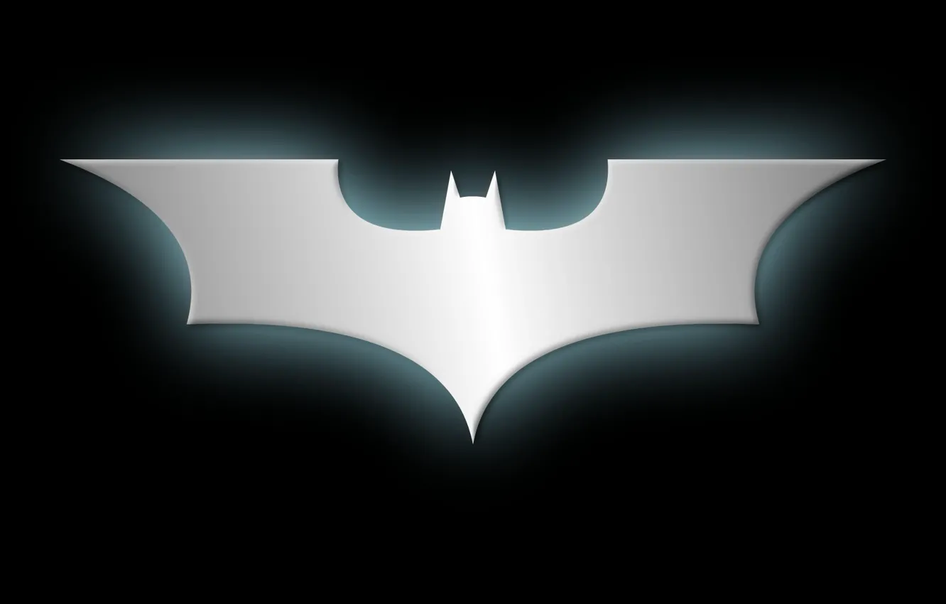 Photo wallpaper logo, Batman, symbol, Dark Knight