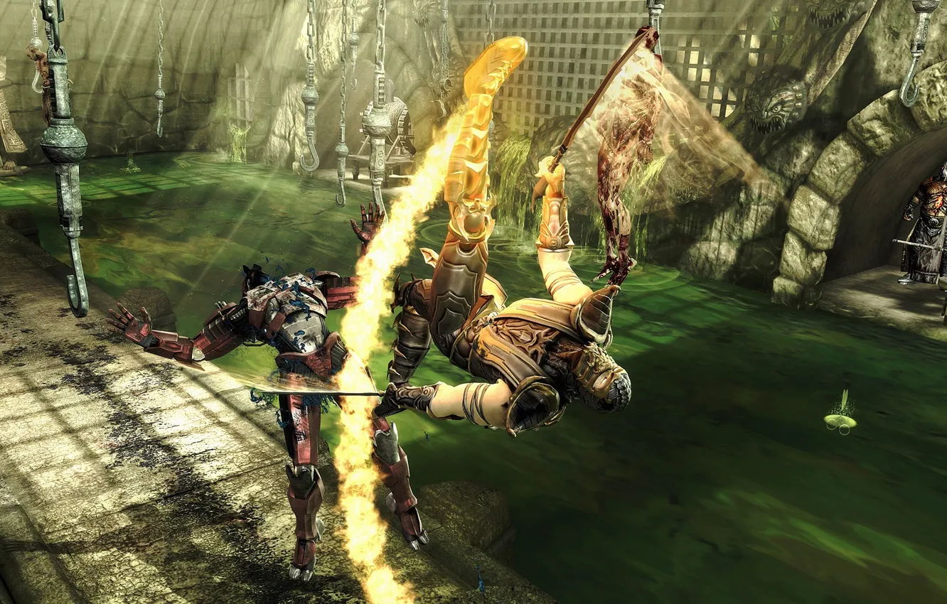 Photo wallpaper lights, oil, sword, blow, fighter, Scorpio, 2011, Scorpion