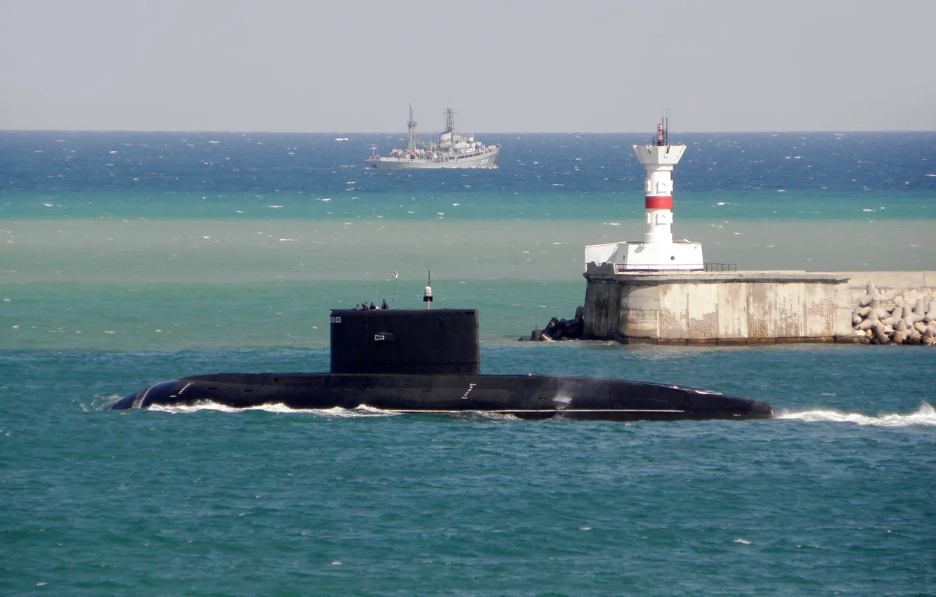 Photo wallpaper sea, beauty, submarine, ALROSA, CHMF