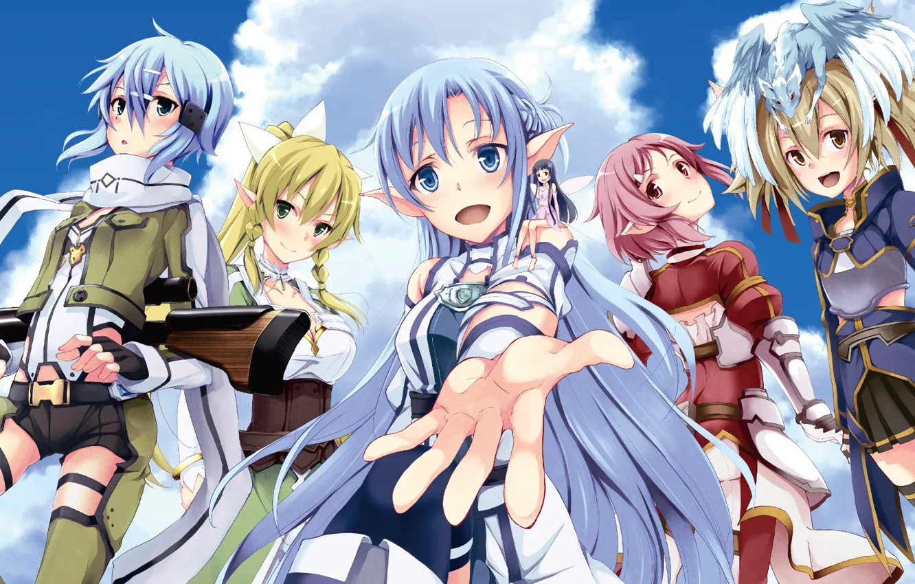 Photo wallpaper game, anime, asian, manga, sword art online, japanese, sao, oriental