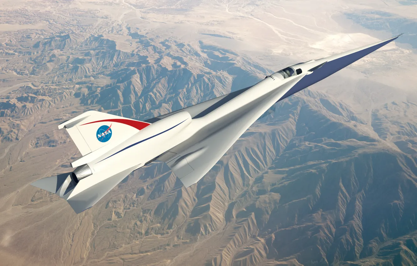 Photo wallpaper flight, NASA, Lockheed Martin, X-Plane