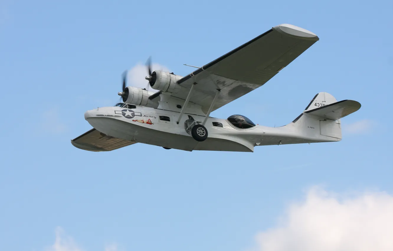Photo wallpaper flight, the plane, sea, anti-submarine, patrol, "Catalina", PBY Catalina