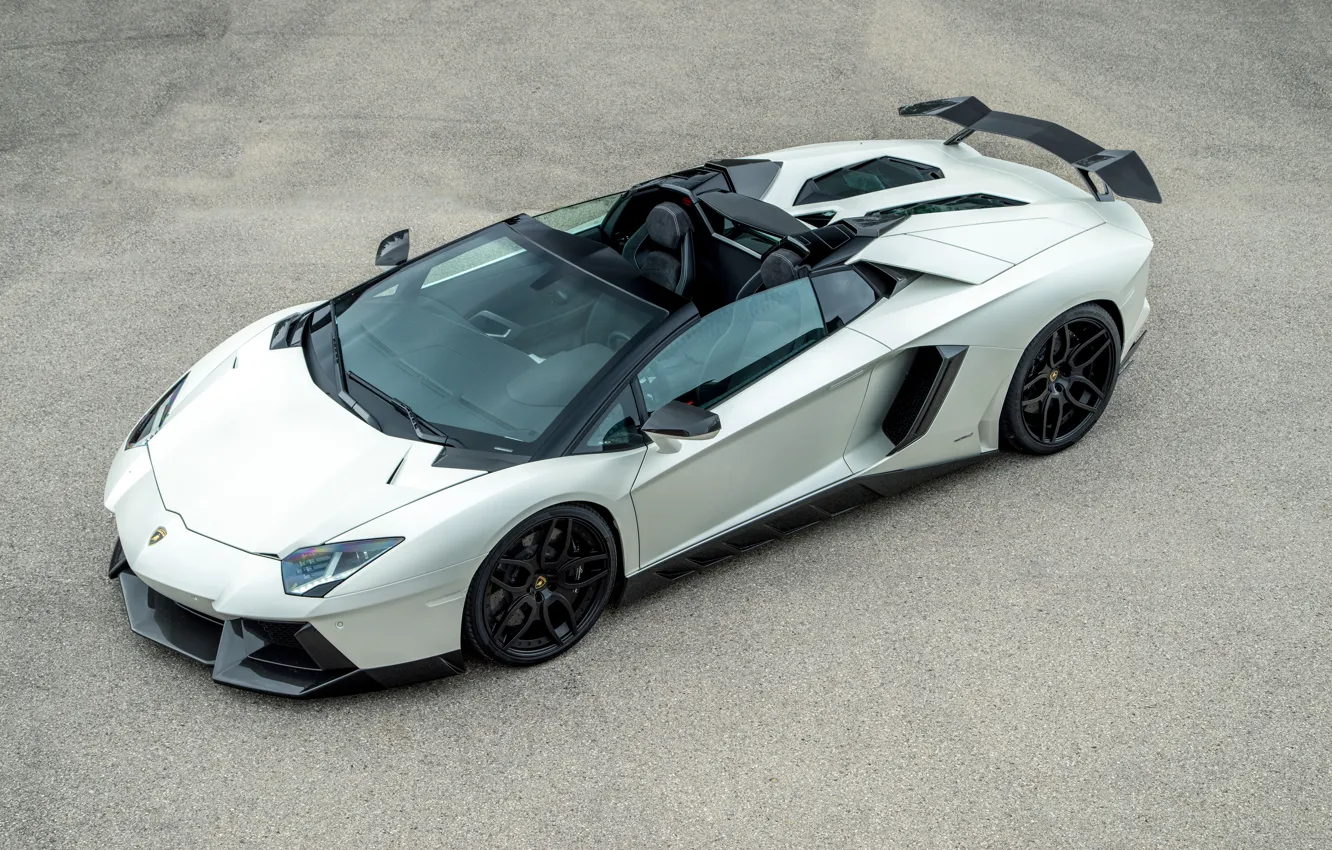 Photo wallpaper Lamborghini, Aventador, Novitec, Torado