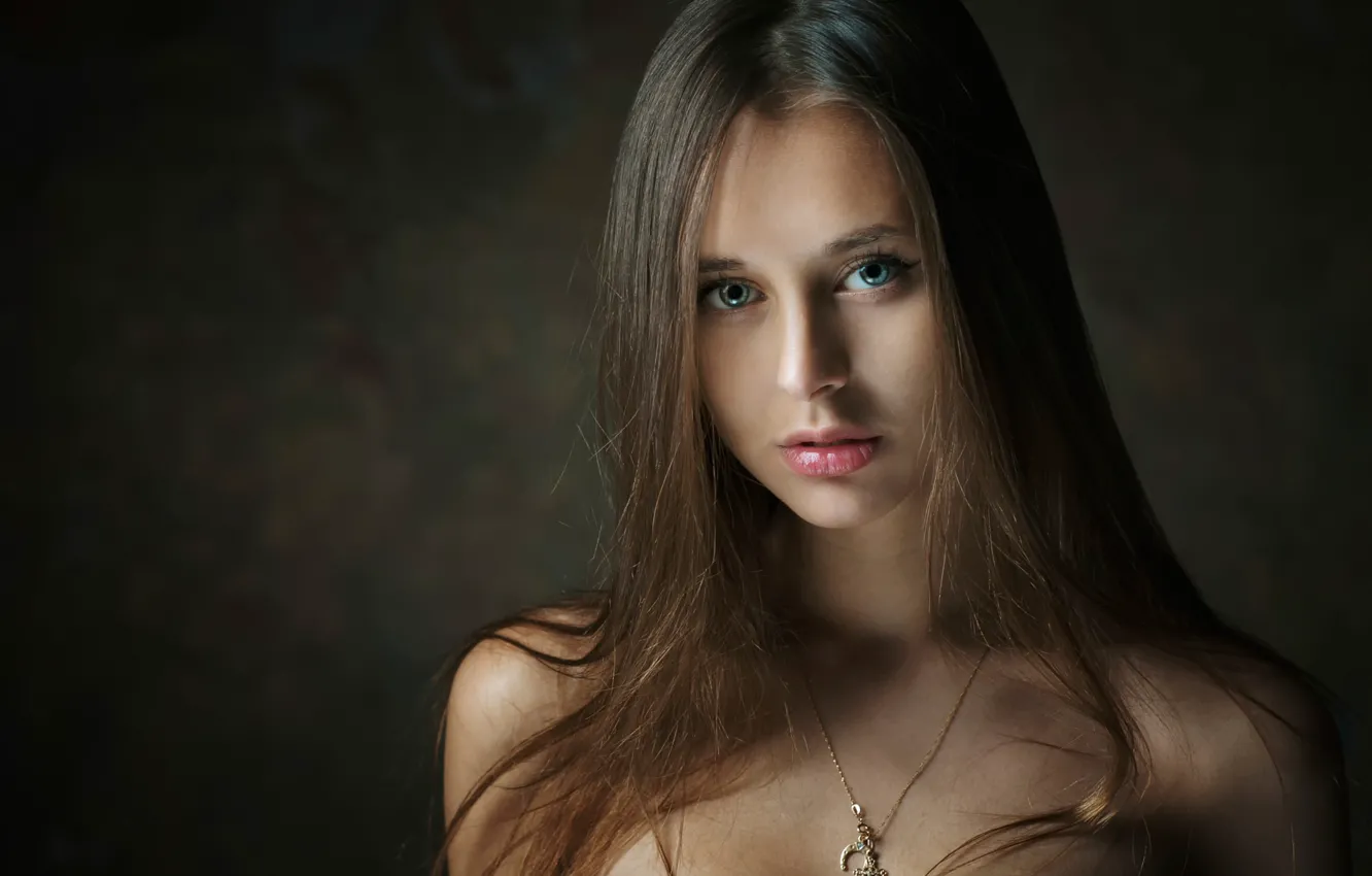 Photo wallpaper portrait, sponge, the beauty, bokeh, Olesya