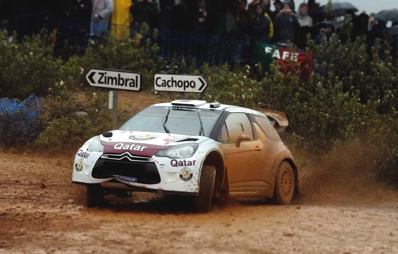 Photo wallpaper machine, auto, white, sport, people, speed, turn, dirt