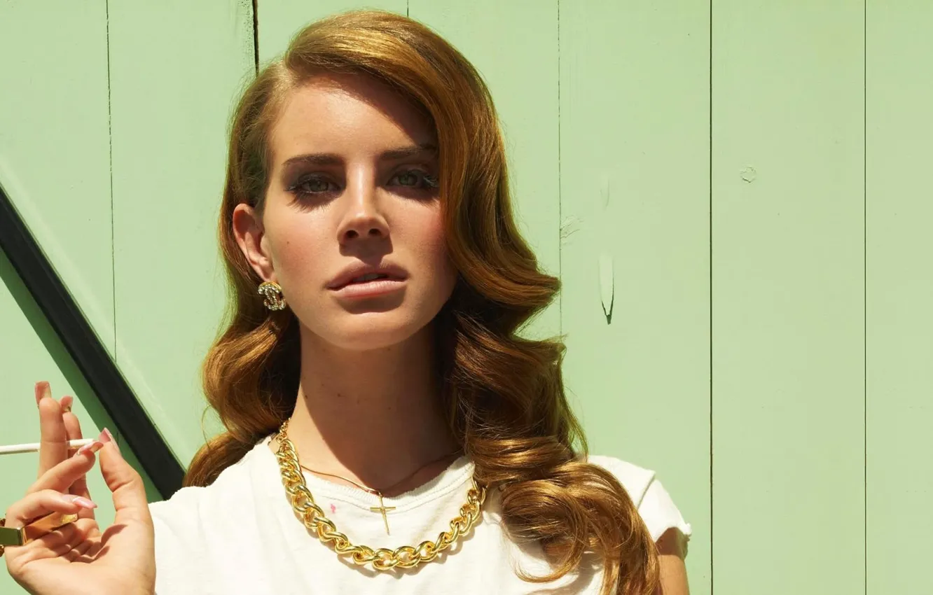 Photo wallpaper blonde, cigarette, singer, Lana Del Rey