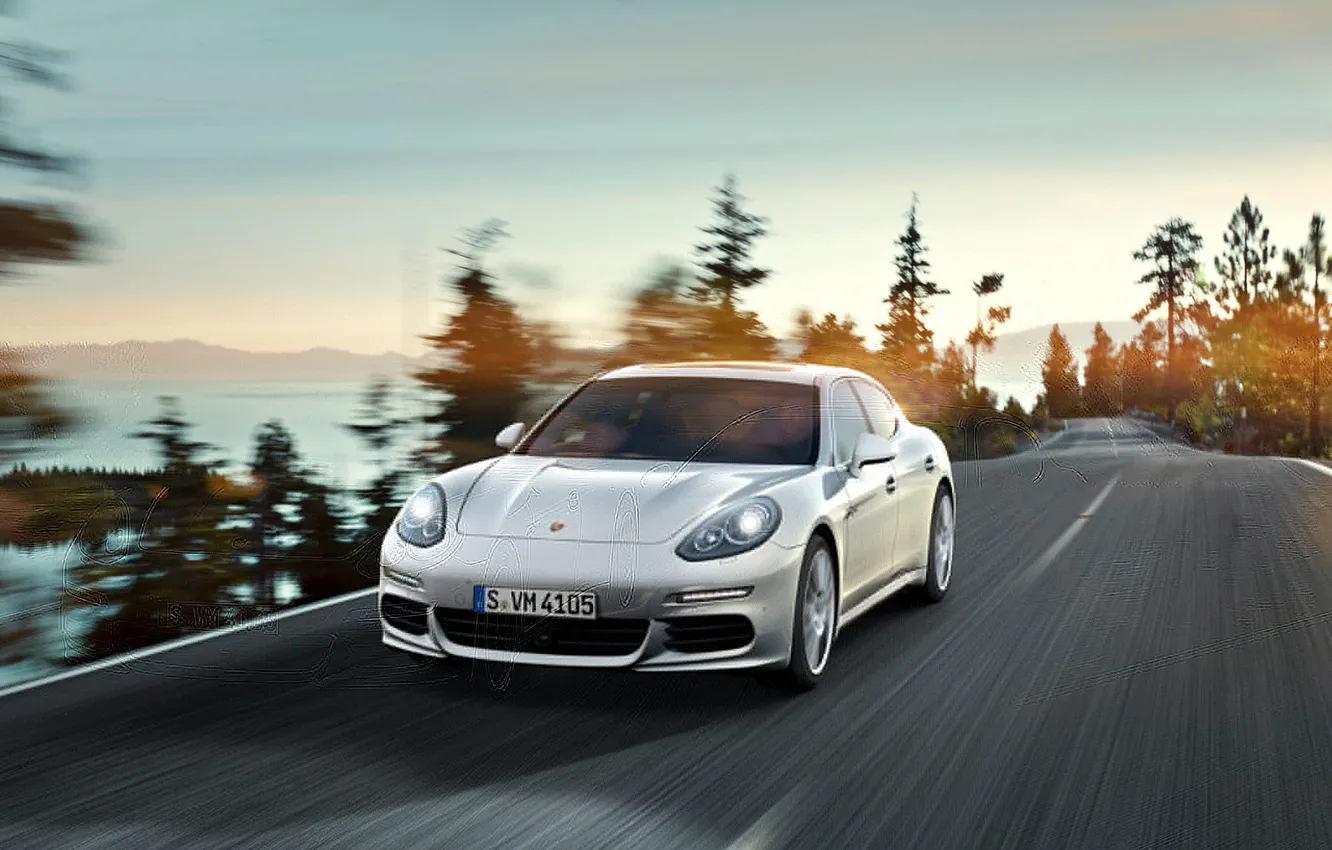 Photo wallpaper Porsche, Panamera, Porsche, Panamera, 2015