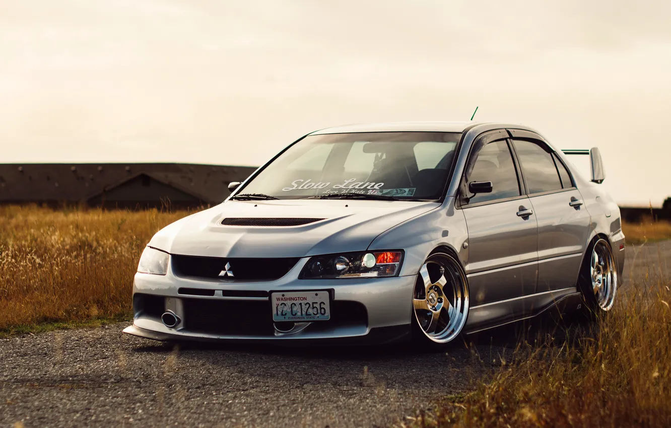 Photo wallpaper Mitsubishi, Lancer, Evolution, Mitsubishi Lancer Evolution IX