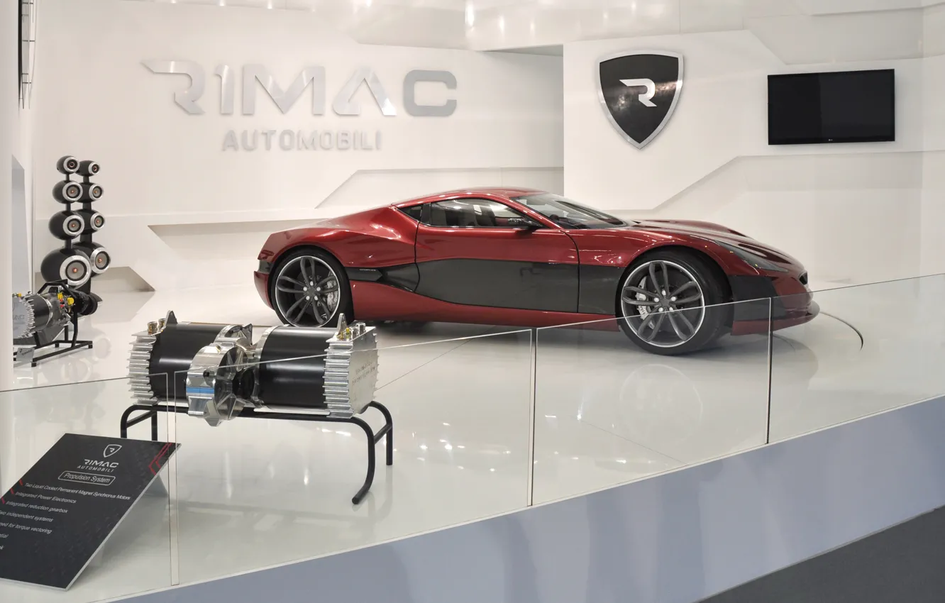 Photo wallpaper Supercar, Concept One, Rimac, Electrocar