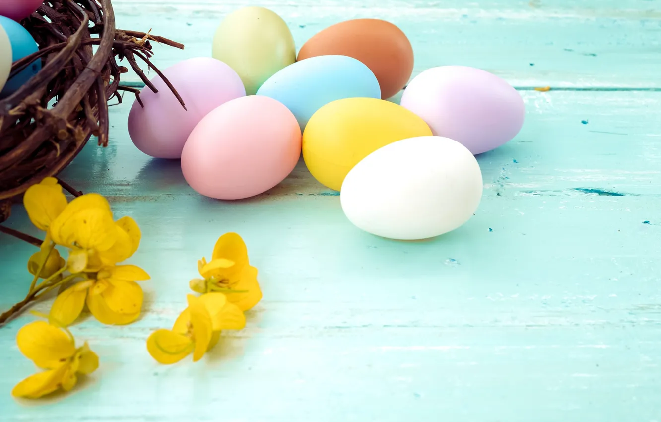 Photo wallpaper eggs, Easter, easter