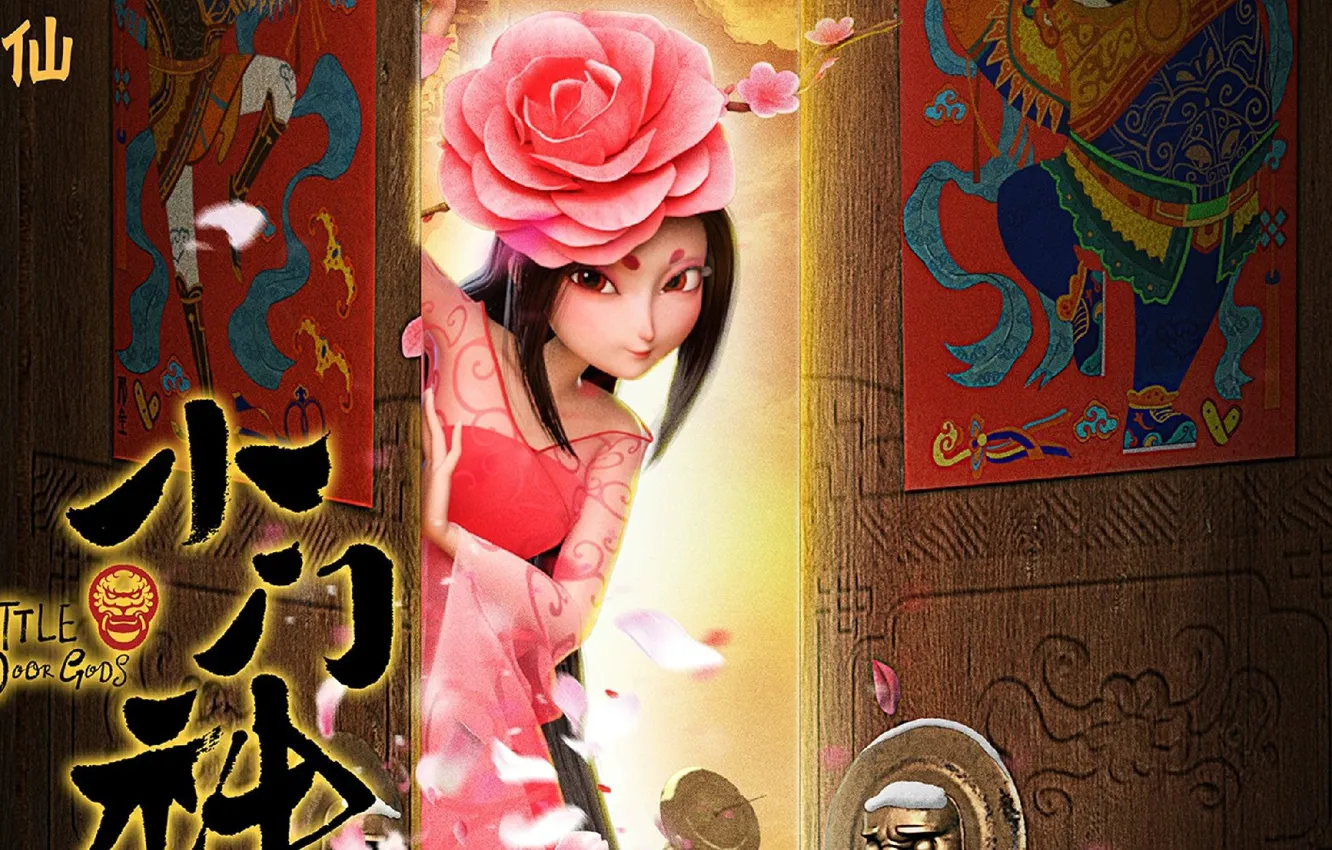 Photo wallpaper girl, asian, God, chinese, oriental, asiatic, bishojo, animated movie animated film